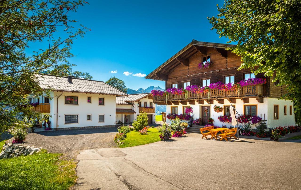 Lindbichlhof Urlaub Am Bio Bauernhof Appartement Sankt Johann im Pongau Buitenkant foto